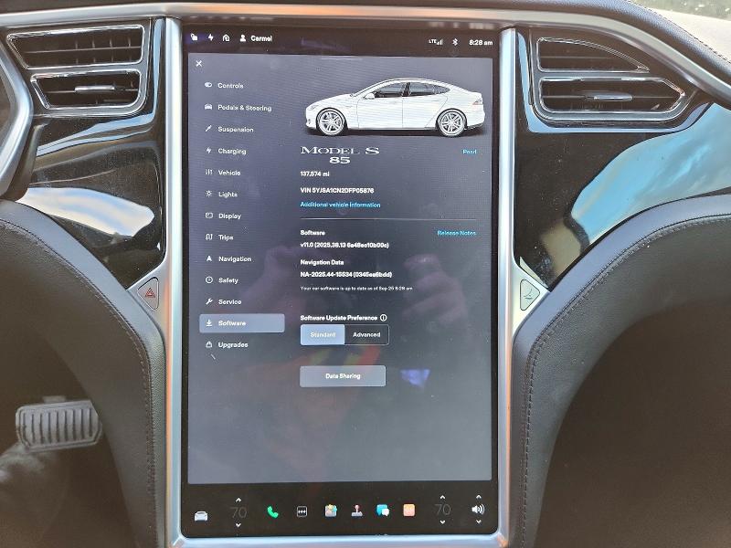 Продаж на аукціоні авто 2013 Tesla Model S, vin: 5YJSA1CN2DFP05876, номер лоту: 69297466
