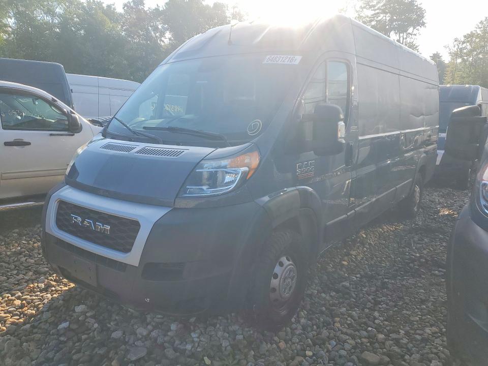 64831216 :رقم المزاد ، 3C6MRVJG3ME572006 vin ، 2021 Ram Promaster 3500 مزاد بيع