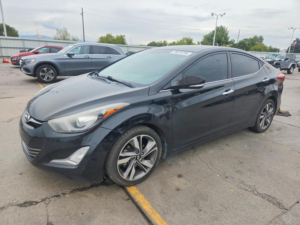 2014 Hyundai Elantra მანქანა იყიდება აუქციონზე, vin: 5NPDH4AE9EH544597, აუქციონის ნომერი: 70078756