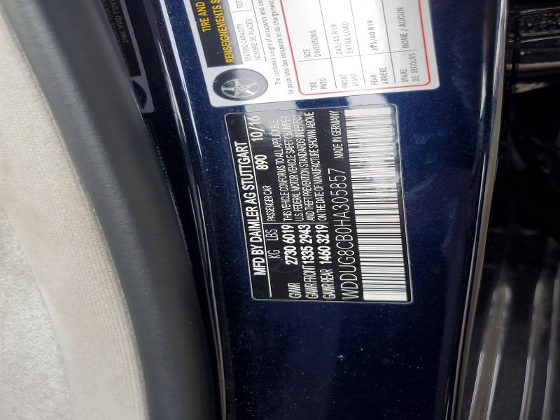 Продаж на аукціоні авто 2017 Mercedes-benz S, vin: WDDUG8CB0HA305857, номер лоту: 62643796