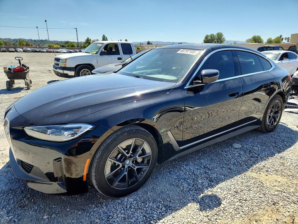 2022 Bmw I4 მანქანა იყიდება აუქციონზე, vin: WBY73AW08NFM96610, აუქციონის ნომერი: 68797106