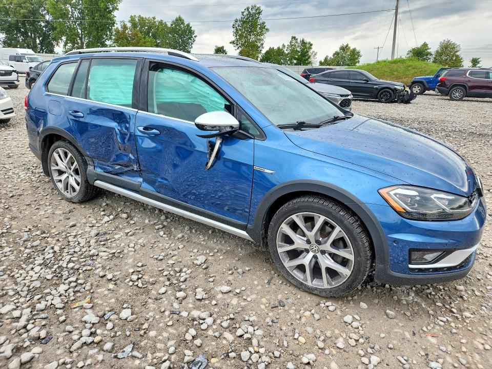 2019 Volkswagen Golf Alltrack მანქანა იყიდება აუქციონზე, vin: 3VWH17AU9KM511231, აუქციონის ნომერი: 68976856