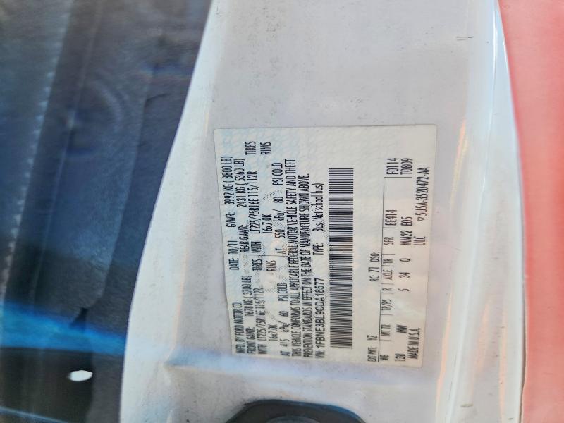 Aukcja sprzedaży 2012 Ford Econoline, vin: 1FBNE3BL9CDA18577, numer aukcji: 68888196