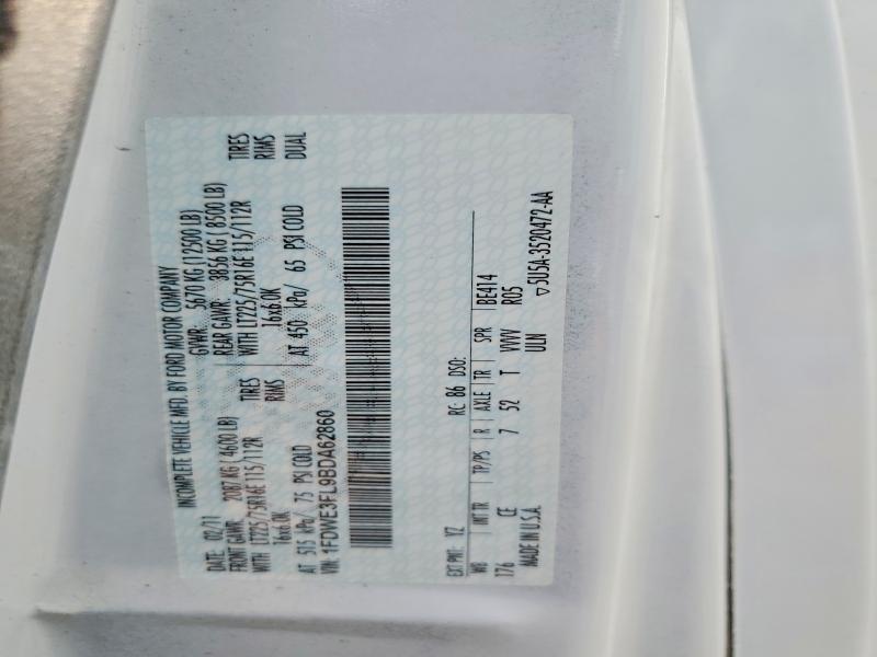 Продаж на аукціоні авто 2011 Ford E350, vin: 1FDWE3FL9BDA62860, номер лоту: 68045326