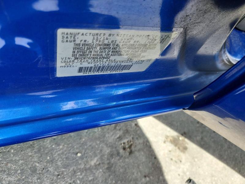 2017 Nissan Versa მანქანა იყიდება აუქციონზე, vin: 3N1CN7AP8HL829452, აუქციონის ნომერი: 59409666