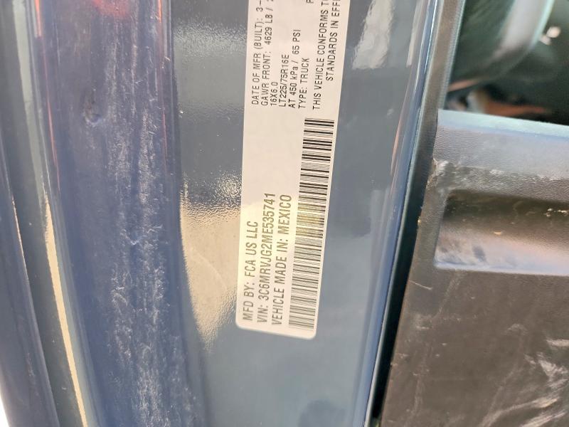 Aukcja sprzedaży 2021 Ram Promaster 3500, vin: 3C6MRVJG2ME535741, numer aukcji: 63449936