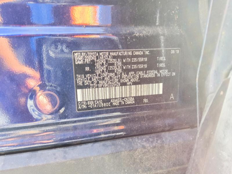 Продажа на аукционе авто 2019 Toyota Rav4, vin: 2T3Y1RFV8KC025428, номер лота: 67472226