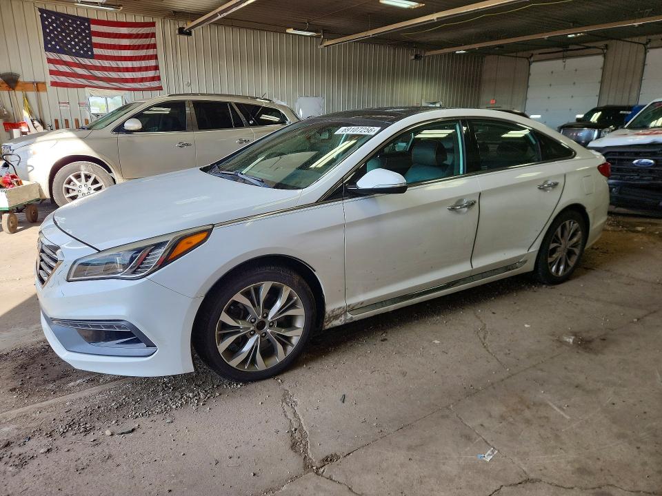 2015 Hyundai Sonata მანქანა იყიდება აუქციონზე, vin: 5NPE34AB9FH239305, აუქციონის ნომერი: 69107256