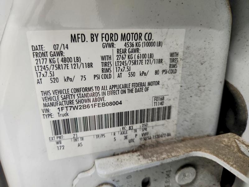 Продажа на аукционе авто 2015 Ford F250, vin: 1FT7W2B61FEB08004, номер лота: 70247946