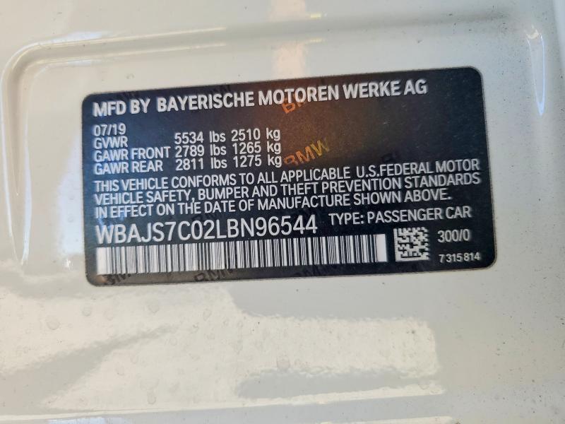 Aukcja sprzedaży 2020 Bmw M550xi, vin: WBAJS7C02LBN96544, numer aukcji: 67683636