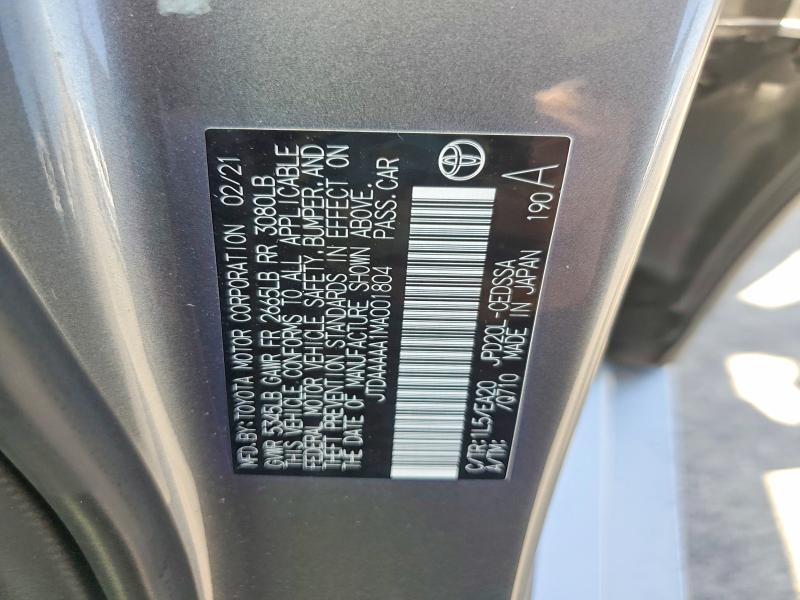 Продаж на аукціоні авто 2021 Toyota Mirai, vin: JTDAAAAA1MA001804, номер лоту: 68963896
