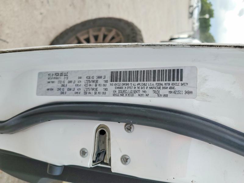 Aukcja sprzedaży 2018 Ram 2500, vin: 3C6UR5CL1JG192477, numer aukcji: 66105826