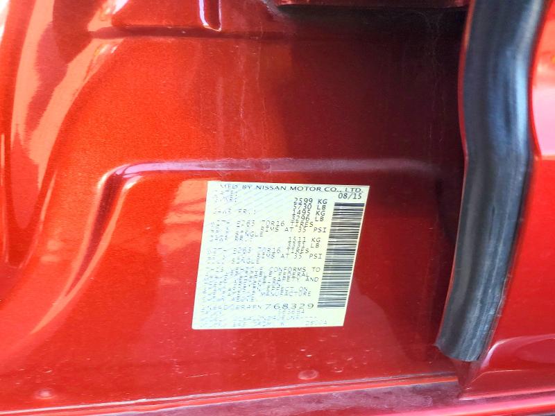 68693186 :رقم المزاد ، 1N6AD0ER4FN768329 vin ، 2015 Nissan Frontier مزاد بيع