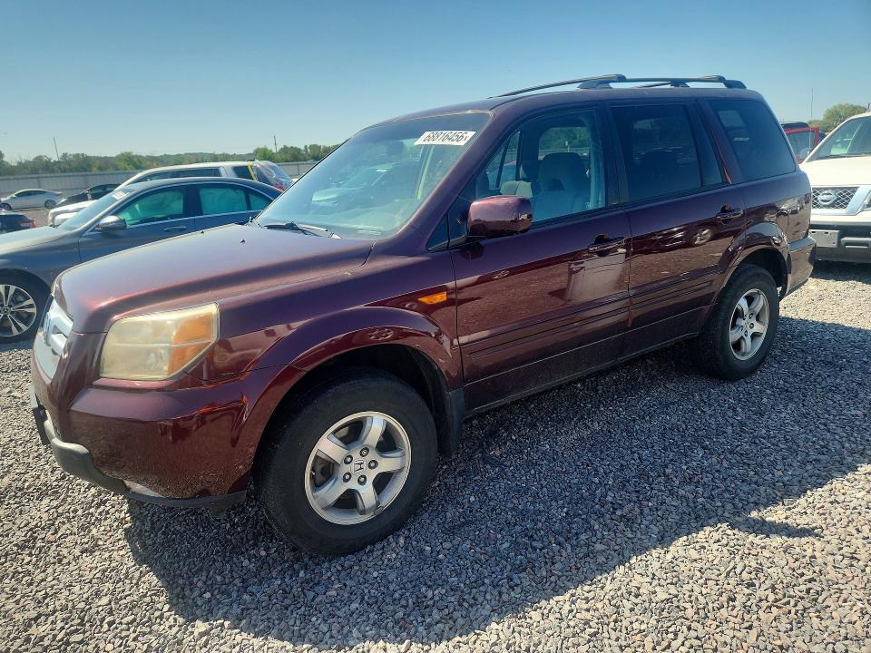 Auction sale of the 2007 Honda Pilot, vin: 5FNYF28487B047535, lot number: 68816456