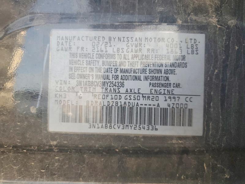 70184866 :رقم المزاد ، 3N1AB8CV3MY254336 vin ، 2021 Nissan Sentra مزاد بيع