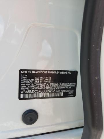 Продаж на аукціоні авто 2016 Bmw 550, vin: WBA5M0C5XGD085222, номер лоту: 68566946