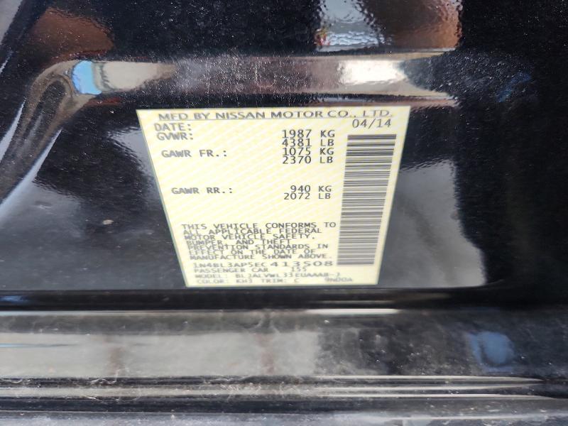 69080926 :رقم المزاد ، 1N4BL3AP5EC413508 vin ، 2014 Nissan Altima مزاد بيع