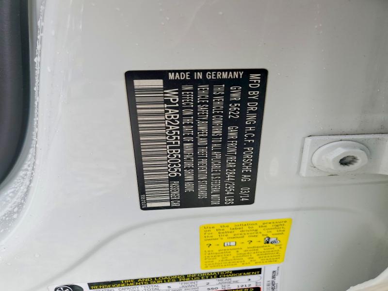Aukcja sprzedaży 2015 Porsche Macan, vin: WP1AB2A55FLB50356, numer aukcji: 67979986