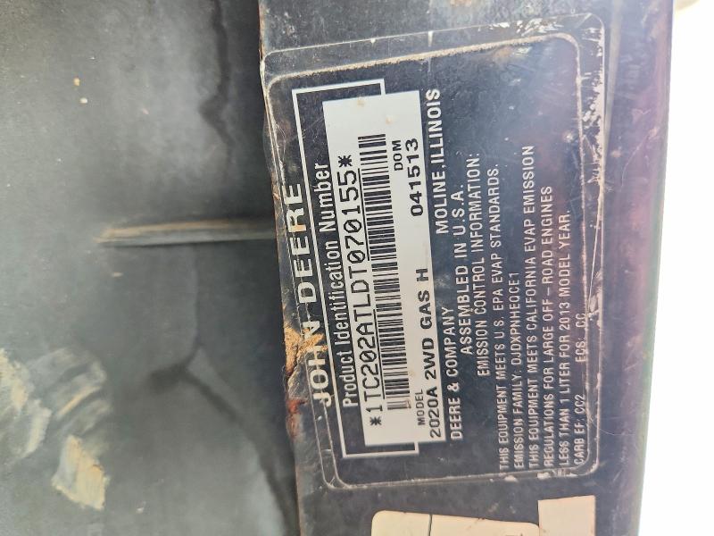 70769686 :رقم المزاد ، 86258076 vin ، 2020 John Deer Industrial Equipment مزاد بيع