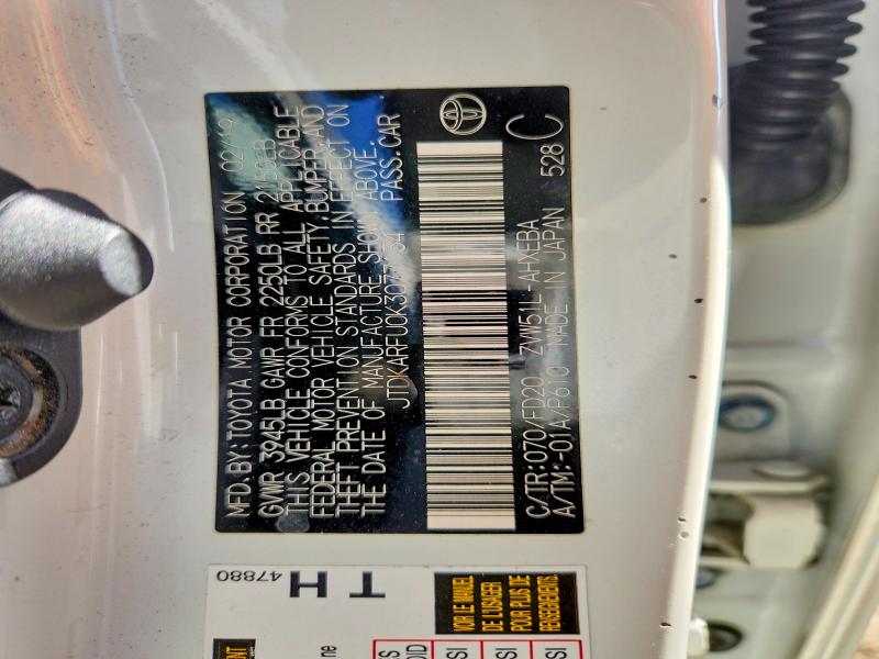 Продаж на аукціоні авто 2019 Toyota Prius, vin: JTDKARFU0K3077134, номер лоту: 66856776
