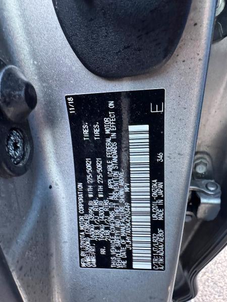 2019 Lexus Lx მანქანა იყიდება აუქციონზე, vin: JTJHY7AX5K4293449, აუქციონის ნომერი: 69631456