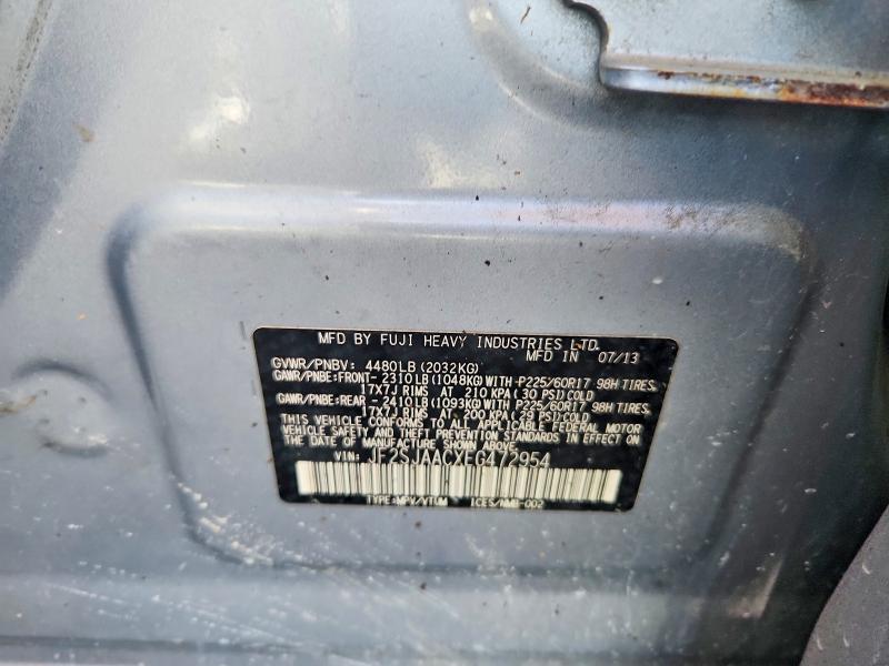 Продажа на аукционе авто 2014 Subaru Forester, vin: JF2SJAACXEG472954, номер лота: 68405786