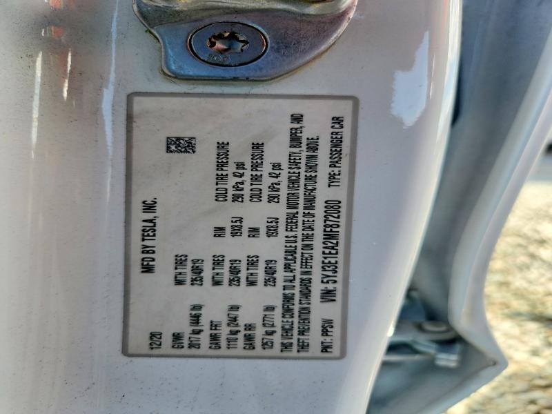 Aukcja sprzedaży 2021 Tesla Model 3, vin: 5YJ3E1EA2MF872080, numer aukcji: 69428266
