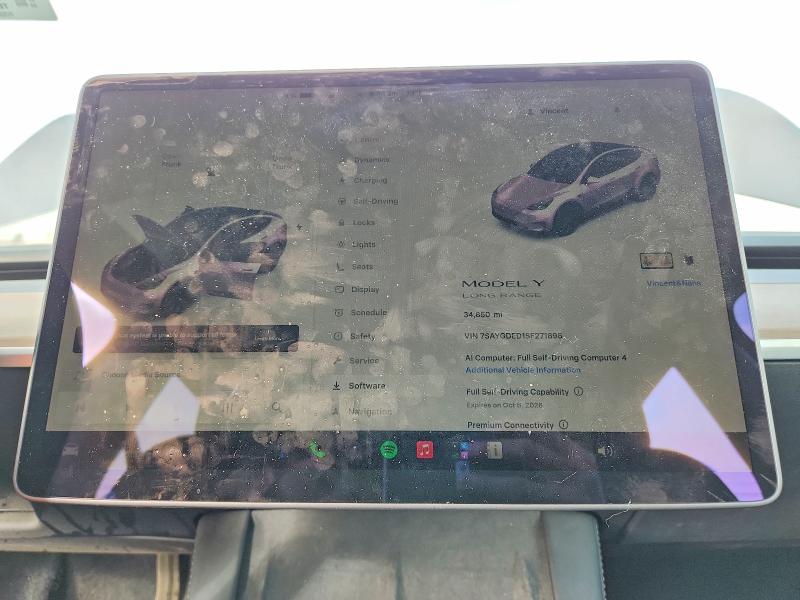 Auction sale of the 2025 Tesla Model Y, vin: 7SAYGDED1SF271898, lot number: 68846286