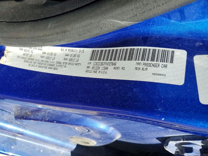 Aukcja sprzedaży 2015 Chrysler 200, vin: 1C3CCCBG7FN727846, numer aukcji: 68567286