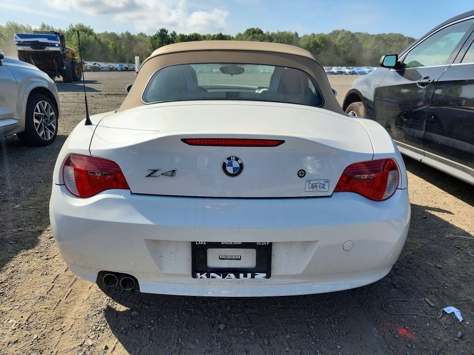 68418116 :رقم المزاد ، 4USBU33516LW66369 vin ، 2006 Bmw Z4 مزاد بيع