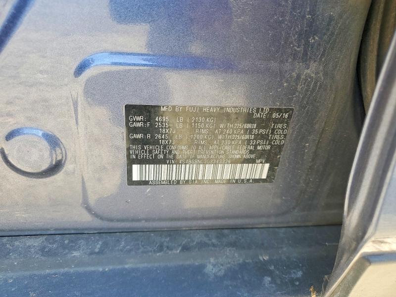 Продажа на аукционе авто 2016 Subaru Outback, vin: 4S4BSBNC3G3343326, номер лота: 70567186