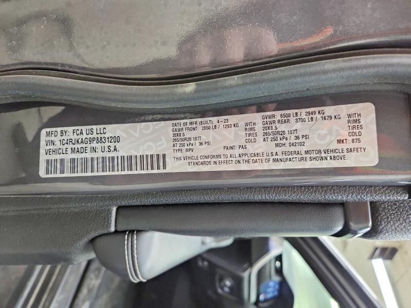 Продажа на аукционе авто 2023 Jeep Grand Cherokee, vin: 1C4RJKAG9P8831200, номер лота: 70330876