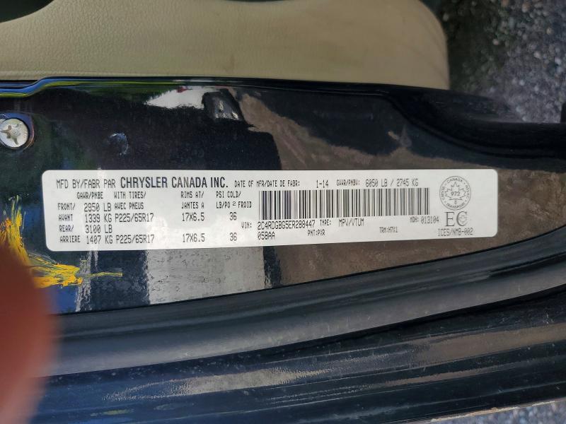 Продаж на аукціоні авто 2014 Dodge Grand Caravan, vin: 2C4RDGBG5ER288447, номер лоту: 67660606