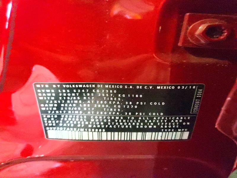 Продаж на аукціоні авто 2018 Volkswagen Tiguan, vin: 3VV3B7AXXJM139869        , номер лоту: 68843316