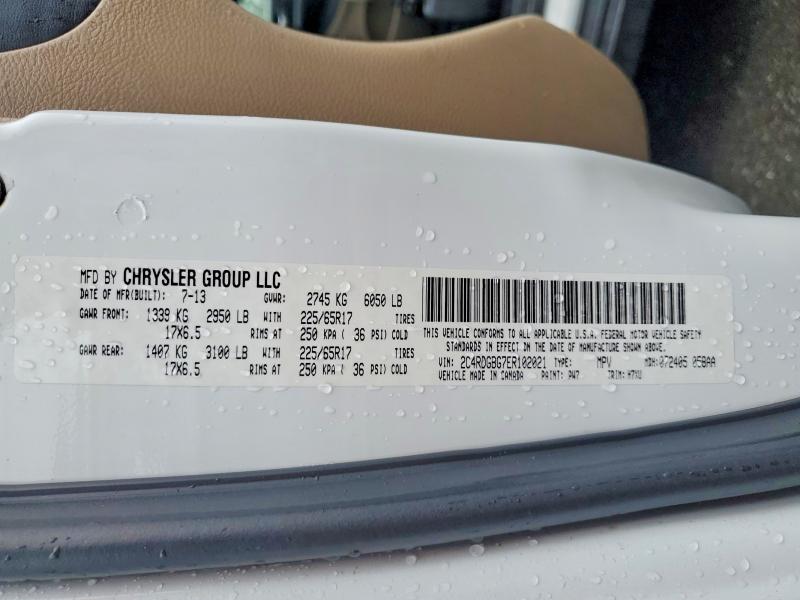 Продажа на аукционе авто 2014 Dodge Grand Caravan, vin: 2C4RDGBG7ER102021, номер лота: 67141746