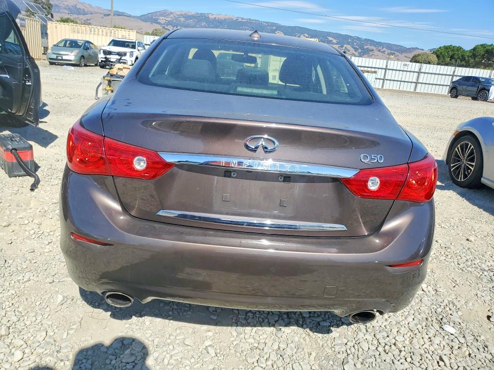 2014 Infiniti Q50 Hybrid მანქანა იყიდება აუქციონზე, vin: JN1AV7AP7EM691542, აუქციონის ნომერი: 68661556