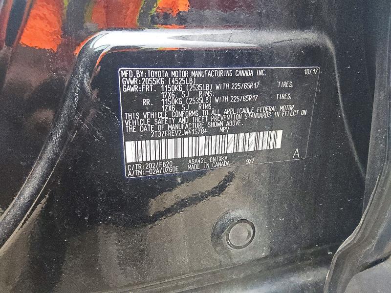 Продаж на аукціоні авто 2018 Toyota Rav4, vin: 2T3ZFREV2JW415784, номер лоту: 68824136