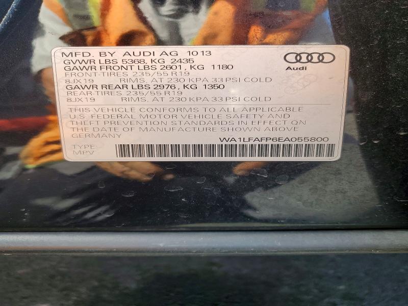 Aukcja sprzedaży 2014 Audi Q5, vin: WA1LFAFP6EA055800, numer aukcji: 67220446