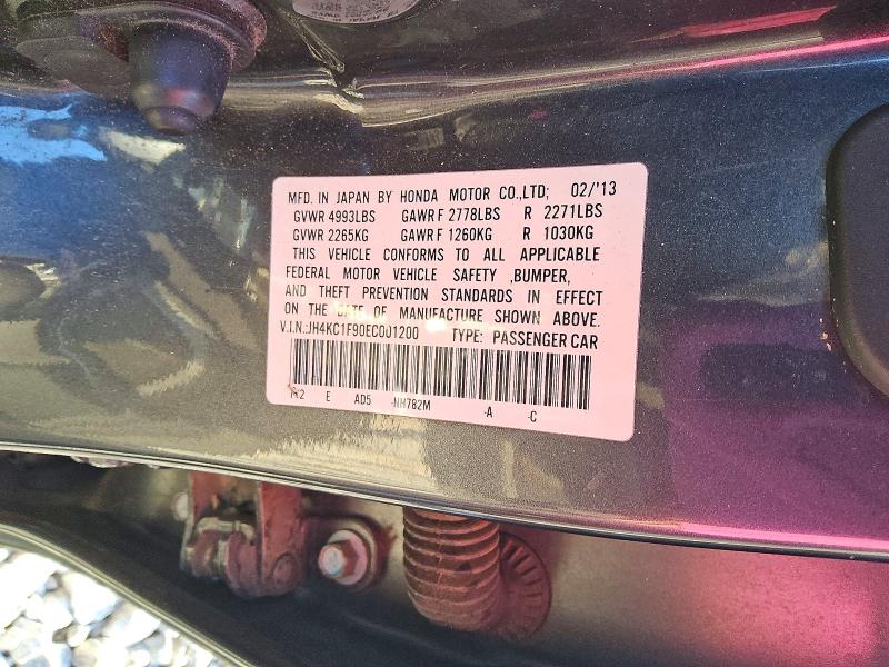 66984476 :رقم المزاد ، JH4KC1F90EC001200 vin ، 2014 Acura Rlx مزاد بيع
