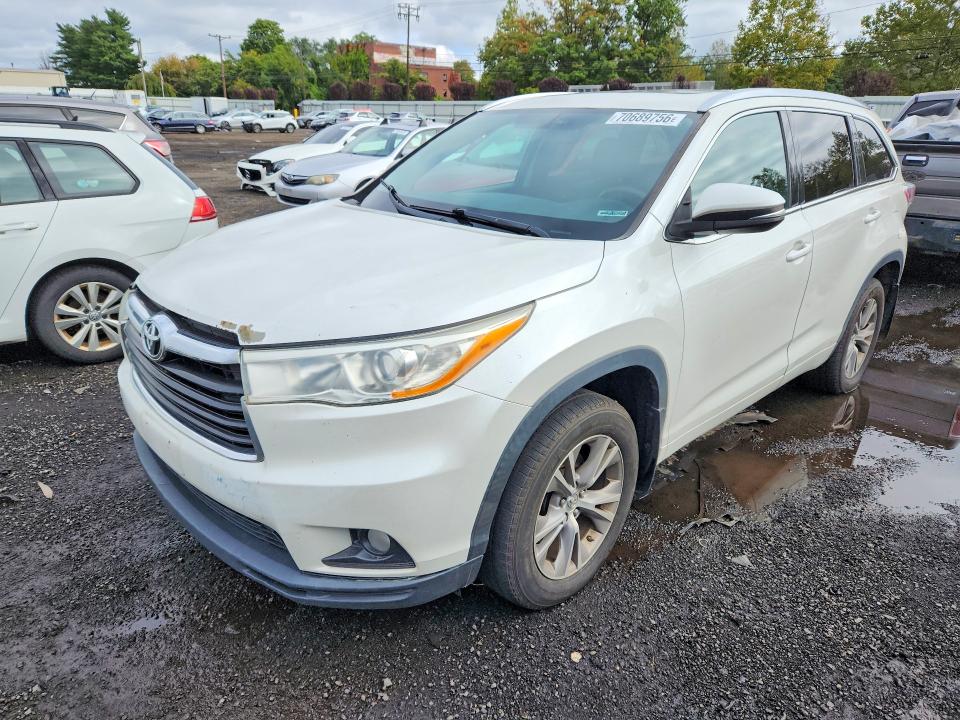 Aukcja sprzedaży 2014 Toyota Highlander, vin: 5TDJKRFH2ES023378, numer aukcji: 70689756