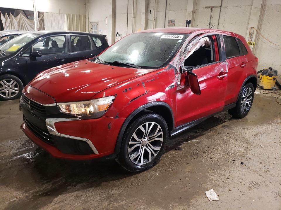 2016 Mitsubishi Outlander Sport მანქანა იყიდება აუქციონზე, vin: JA4AP3AU8GZ040796, აუქციონის ნომერი: 68967656