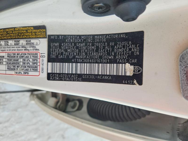 Продаж на аукціоні авто 2006 Toyota Avalon, vin: 4T1BK36B46U161901, номер лоту: 70904316