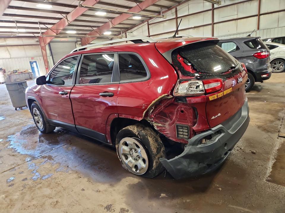 68363046 :رقم المزاد ، 1C4PJMAB2GW348487 vin ، 2016 Jeep Cherokee مزاد بيع