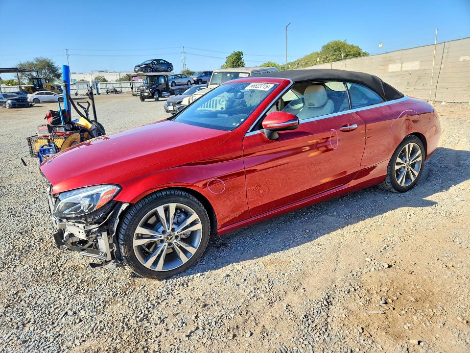 68823716 :رقم المزاد ، WDDWK4KB1JF608544 vin ، 2018 Mercedes-benz C مزاد بيع