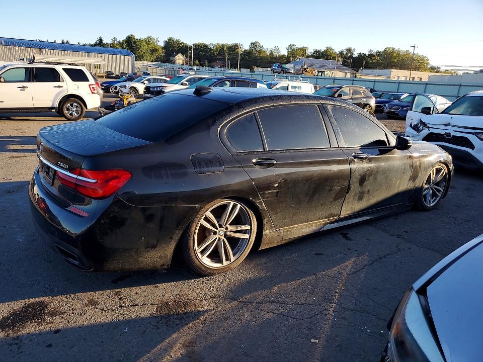 2016 Bmw 750 მანქანა იყიდება აუქციონზე, vin: WBA7F2C56GG419291, აუქციონის ნომერი: 68550806