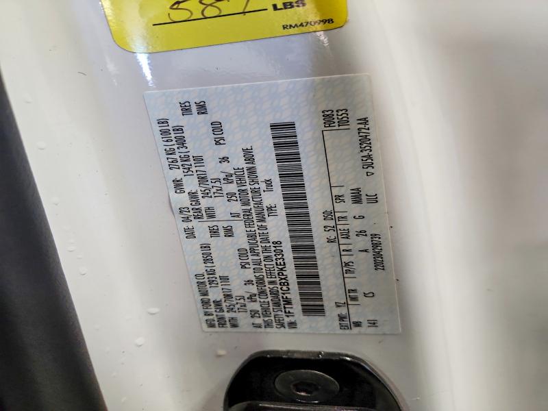 Продажа на аукционе авто 2023 Ford F150, vin: 1FTMF1CBXPKE33018, номер лота: 68815306