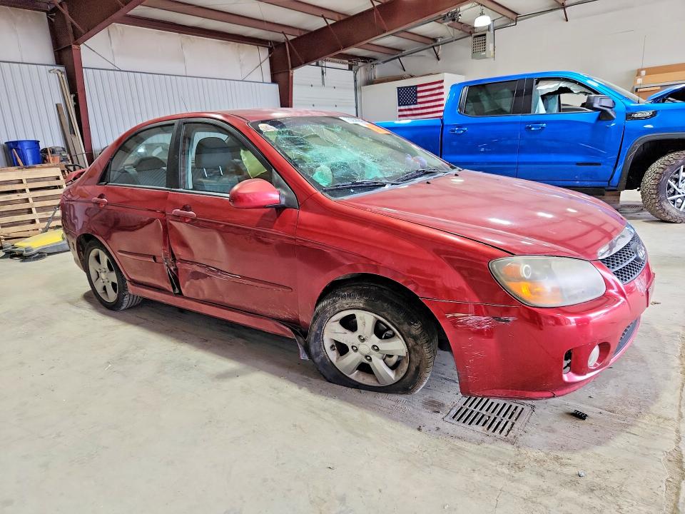 Продажа на аукционе авто 2009 Kia Spectra, vin: KNAFE221095026088, номер лота: 70258946