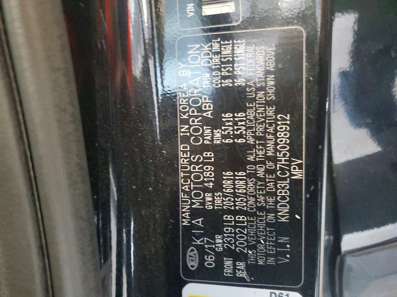 Aukcja sprzedaży 2017 Kia Niro, vin: KNDCB3LC7H5098912, numer aukcji: 66849406