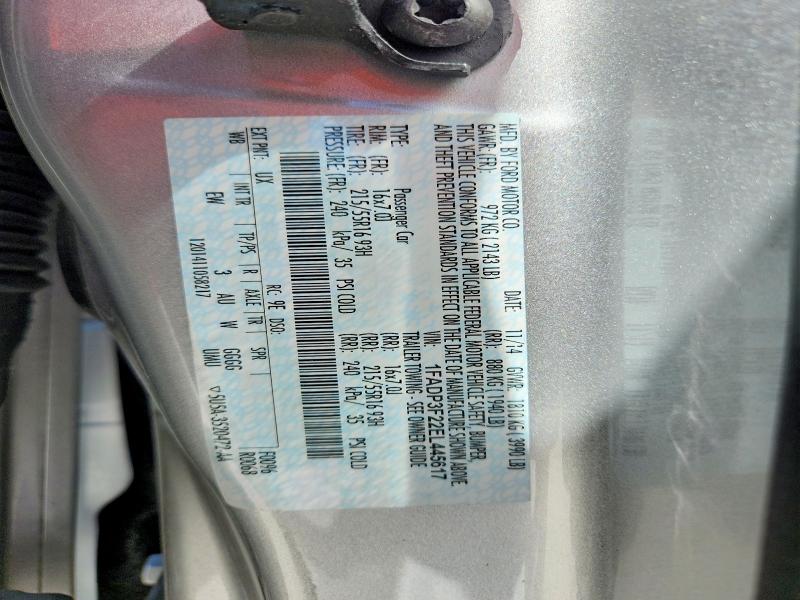 Продажа на аукционе авто 2014 Ford Focus, vin: 1FADP3F22EL445617, номер лота: 69351846