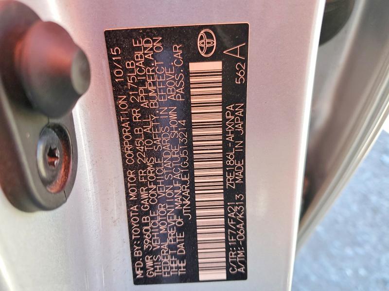 67490476 :رقم المزاد ، JTNKARJE1GJ513214 vin ، 2016 Scion Im مزاد بيع